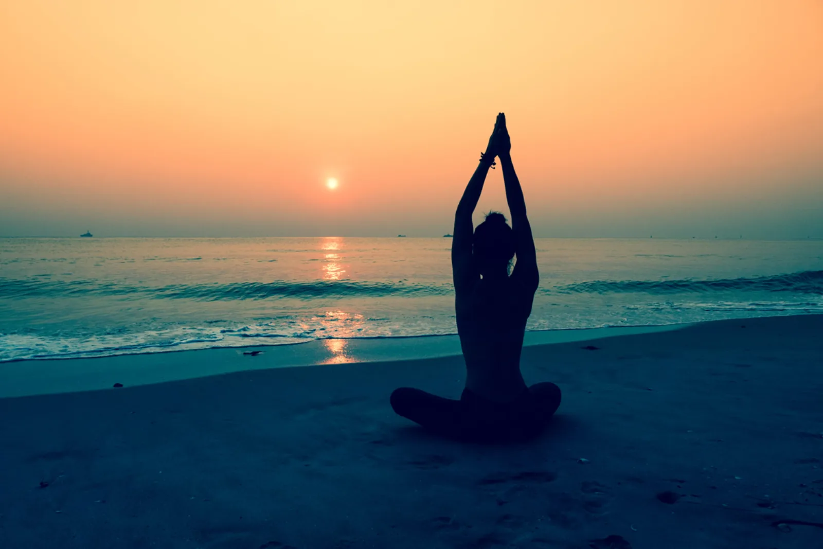 Yoga at sunrise